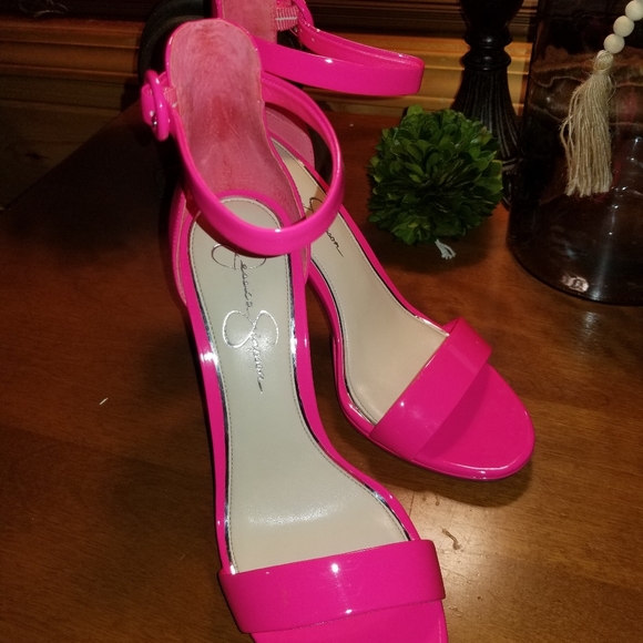 Jessica Simpson Ankle Strap Heels 10M - Picture 2 of 11